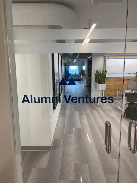 Interior Door Graphic for Alumni Ventures